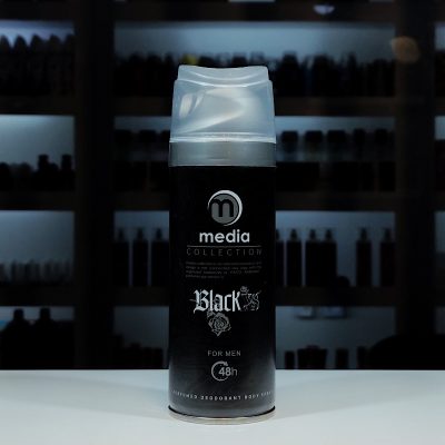 اسپری بدن مردانه مدیا مدل Black XS حجم 200 میلی لیتر